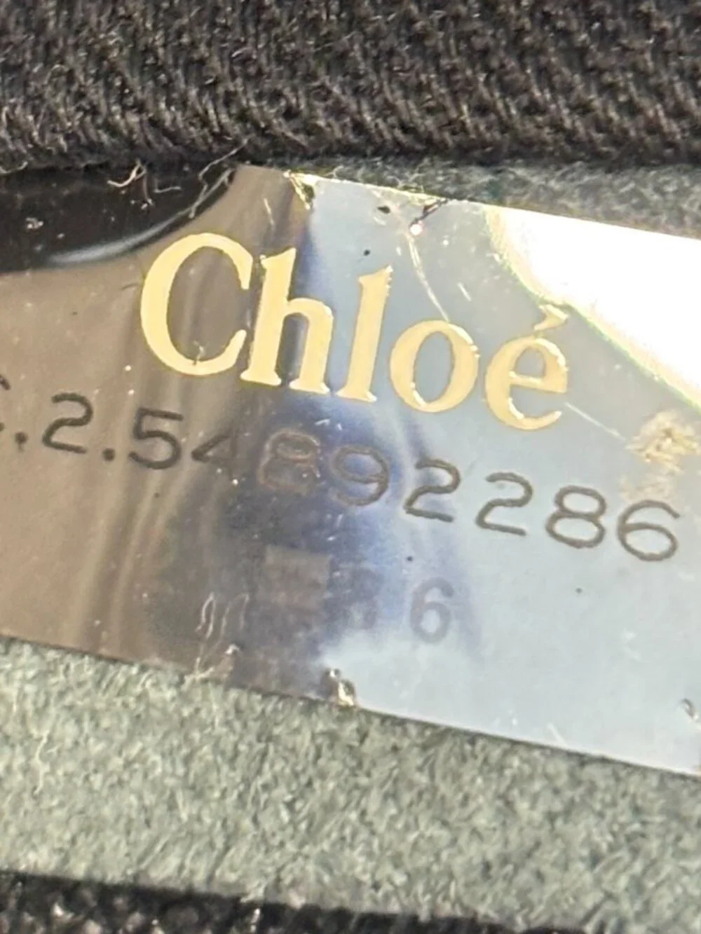 Authentic Vintage Chloé Eclipse Hobo Bag Black Leather (With Receipts)